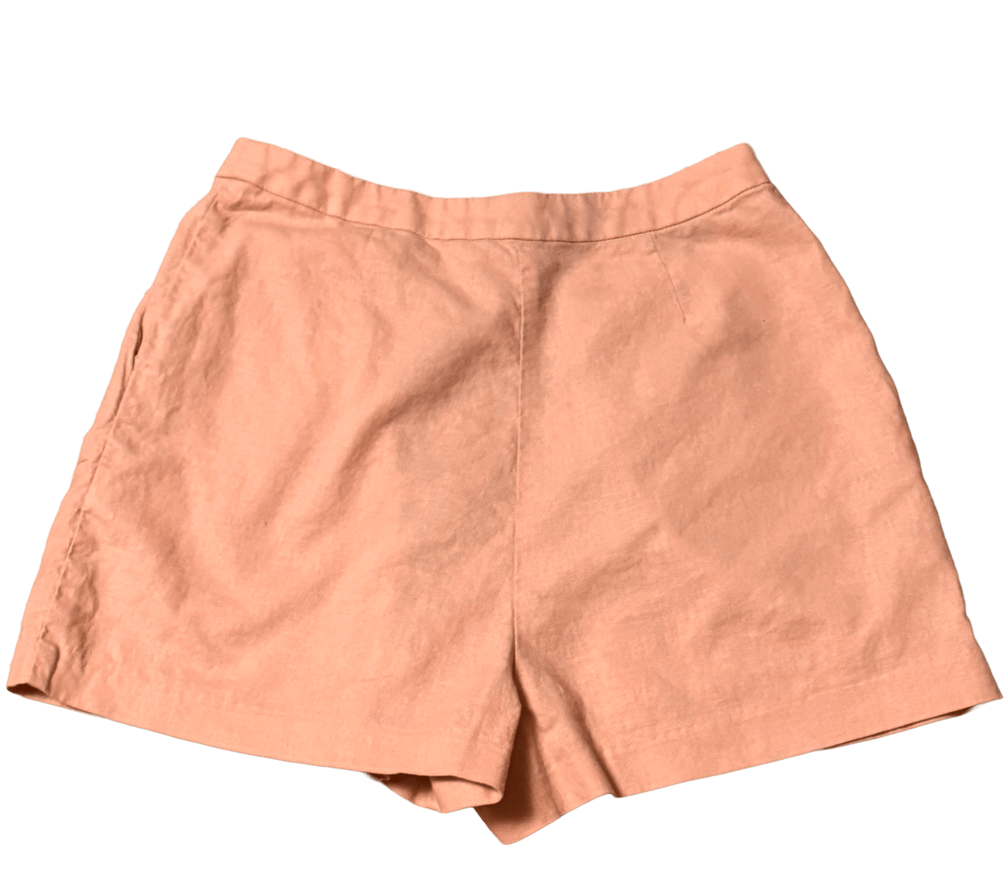 ASOS women's petite pink chino shorts, size 4, perfect for casual or work outfits.
