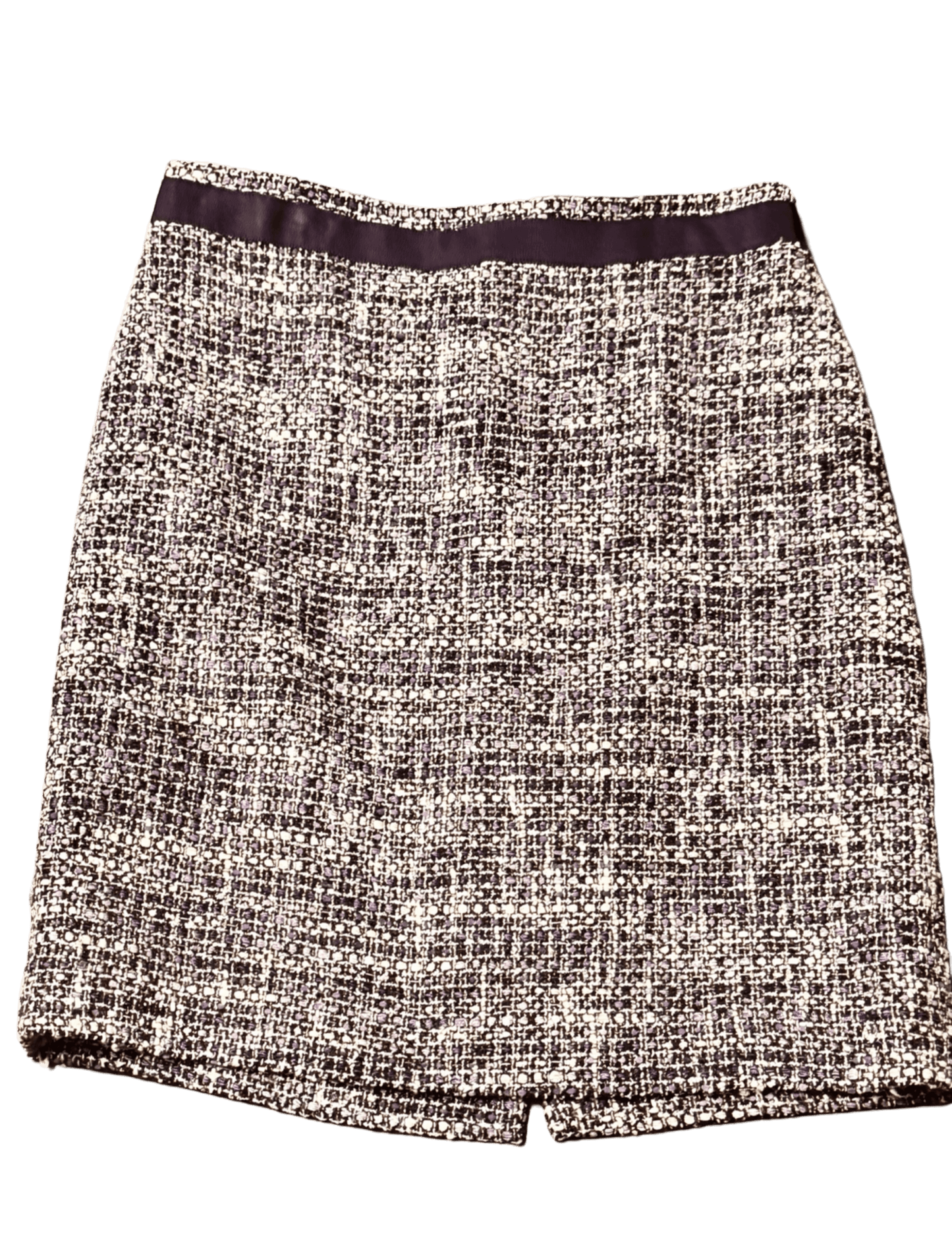 Tweed skirt on a white background