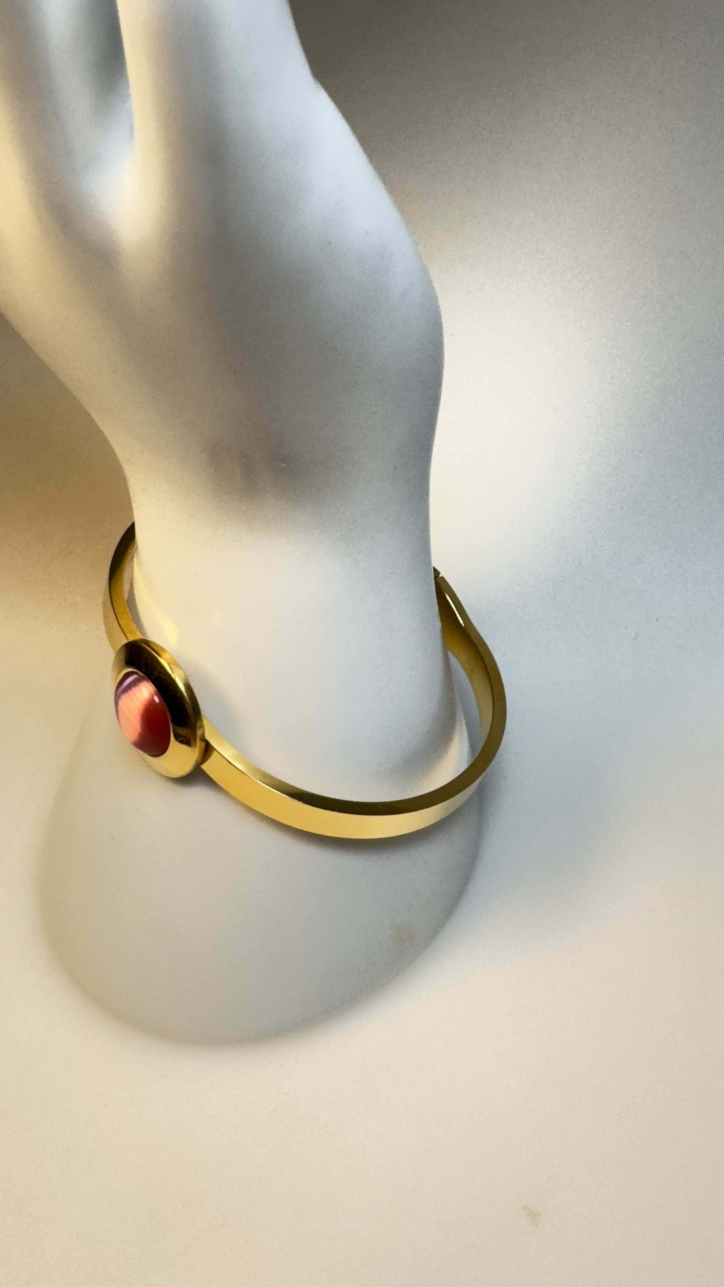 Roman Numeral Stainless Steel and Gold Bracelet Clasp - Elegant Design (new) - The Petite Suite