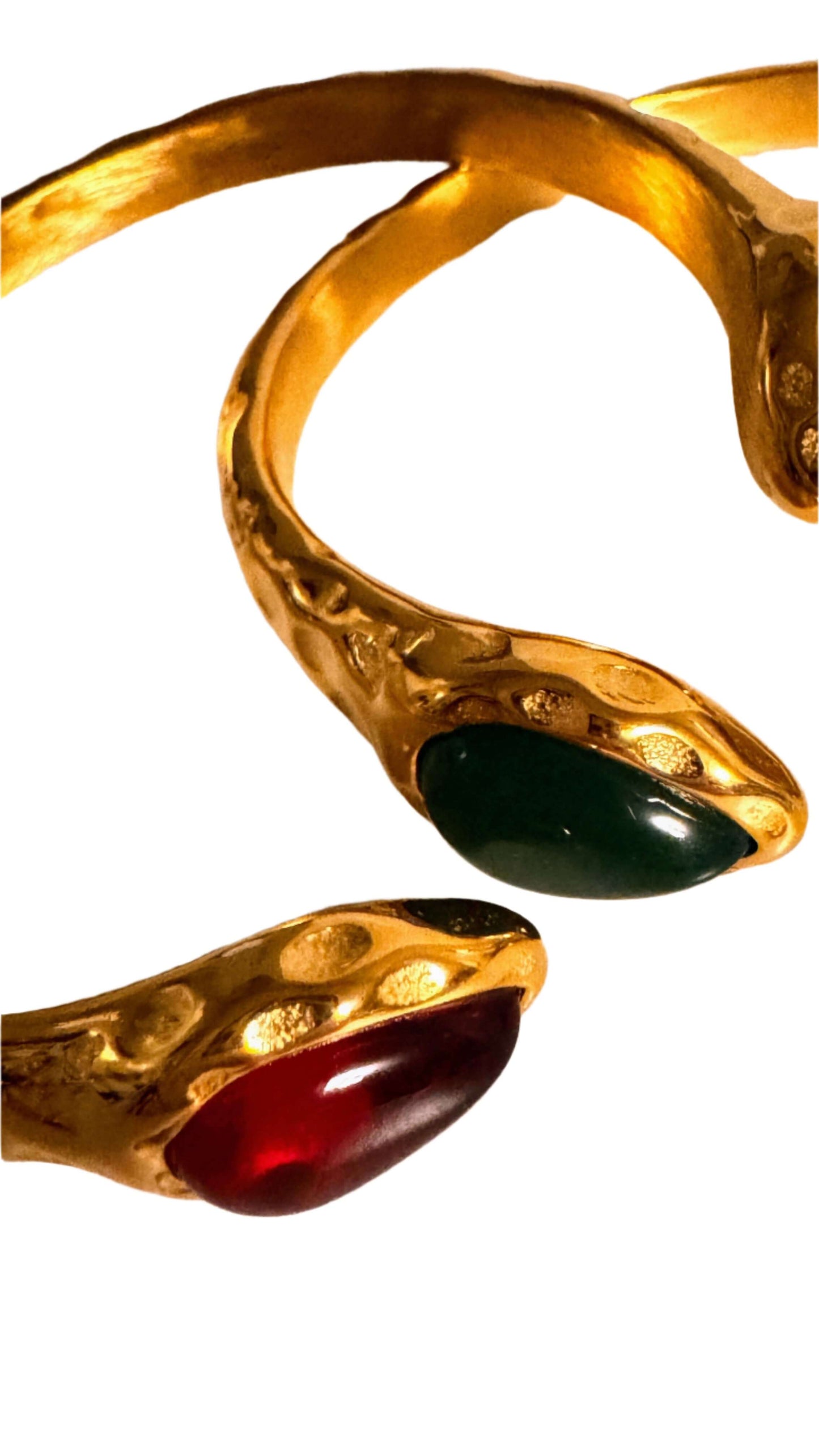 The Petite Suite Golden Hammered Bracelet - The Petite Suite