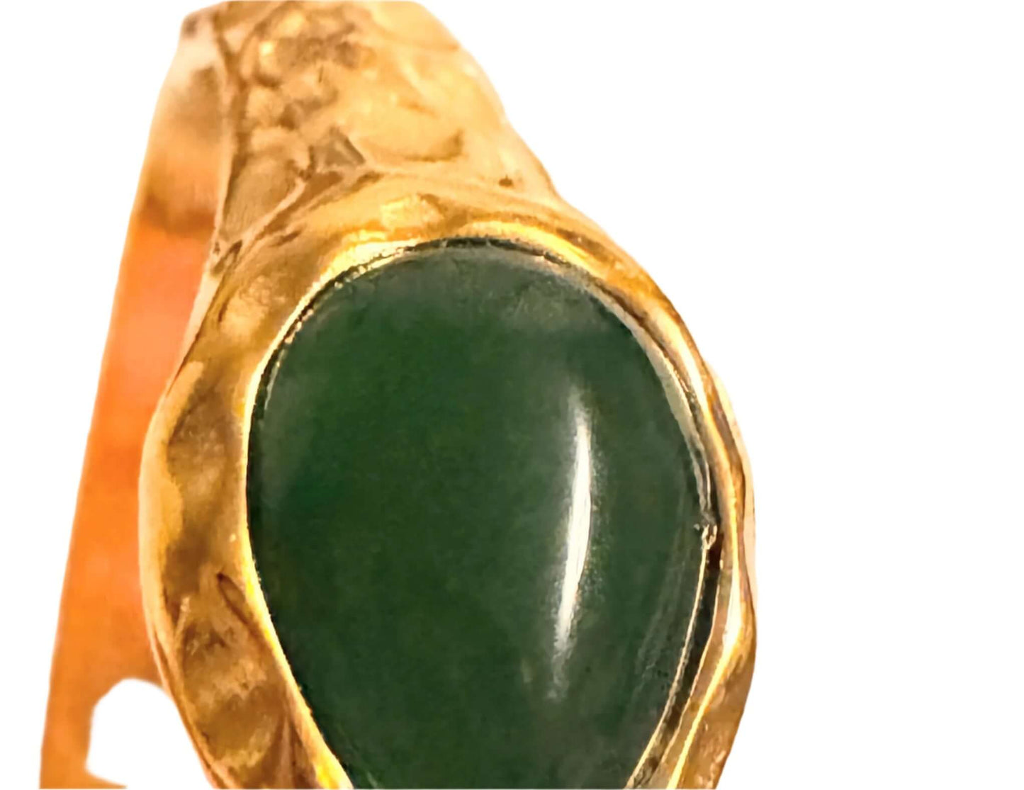 The Petite Suite Golden Hammered Bracelet - The Petite Suite