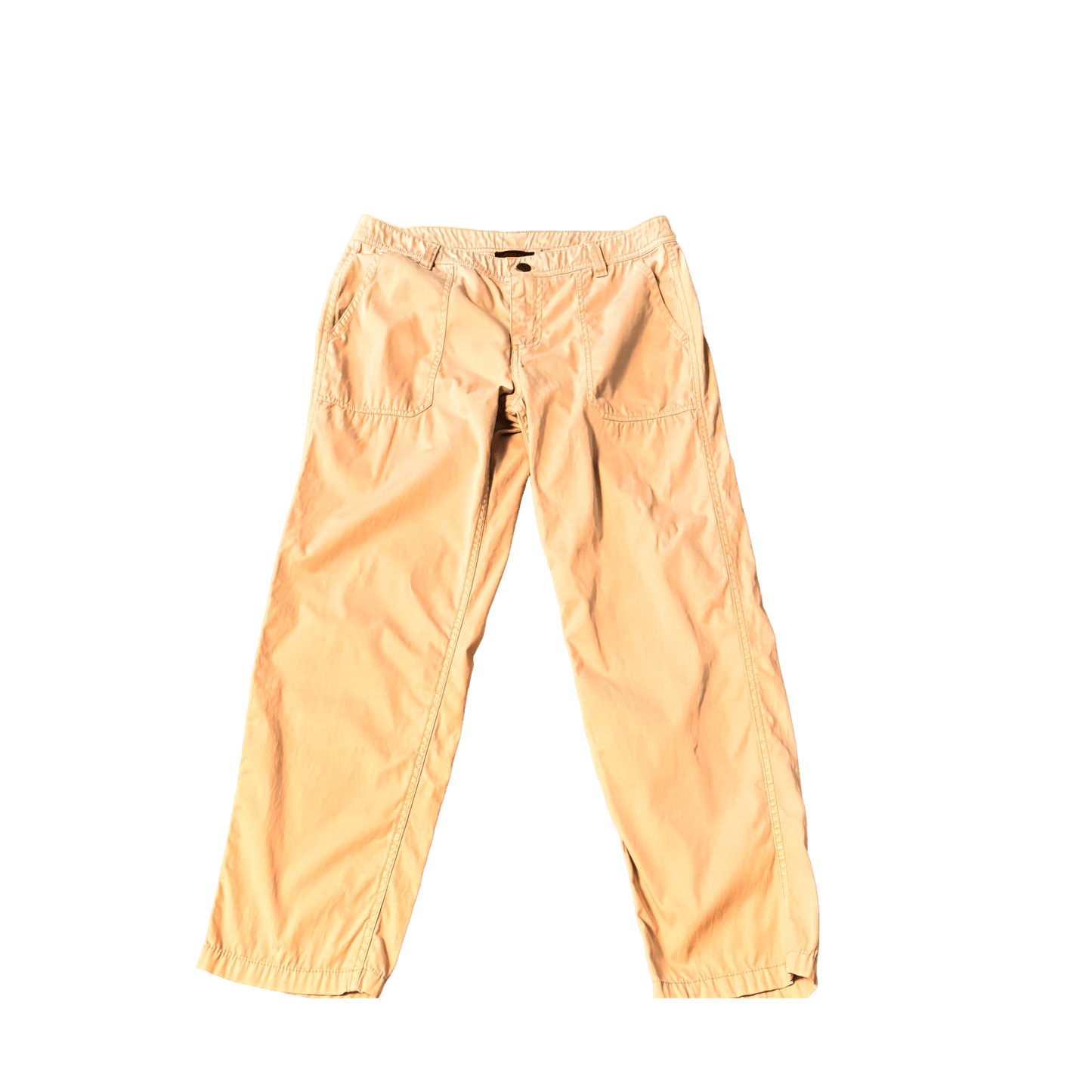 Beige pants on a black background