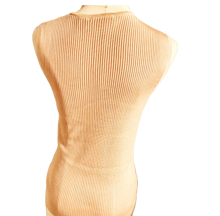 Nordstrom Sleeveless Fitted Light Pink Sweater (size small petite) - The Petite Suite