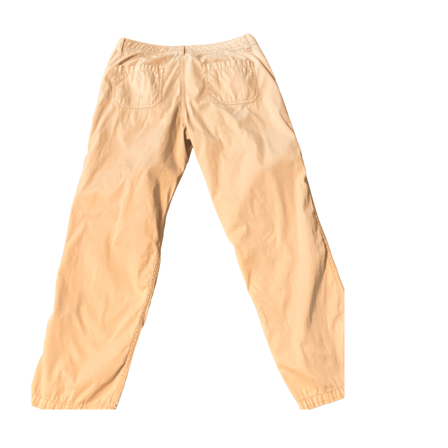 Beige pants on a white background