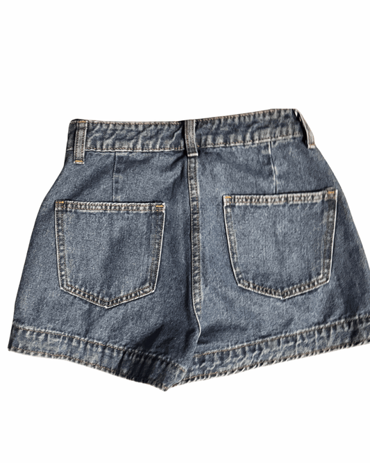Shein Denim Shorts (27 petite) - The Petite Suite  