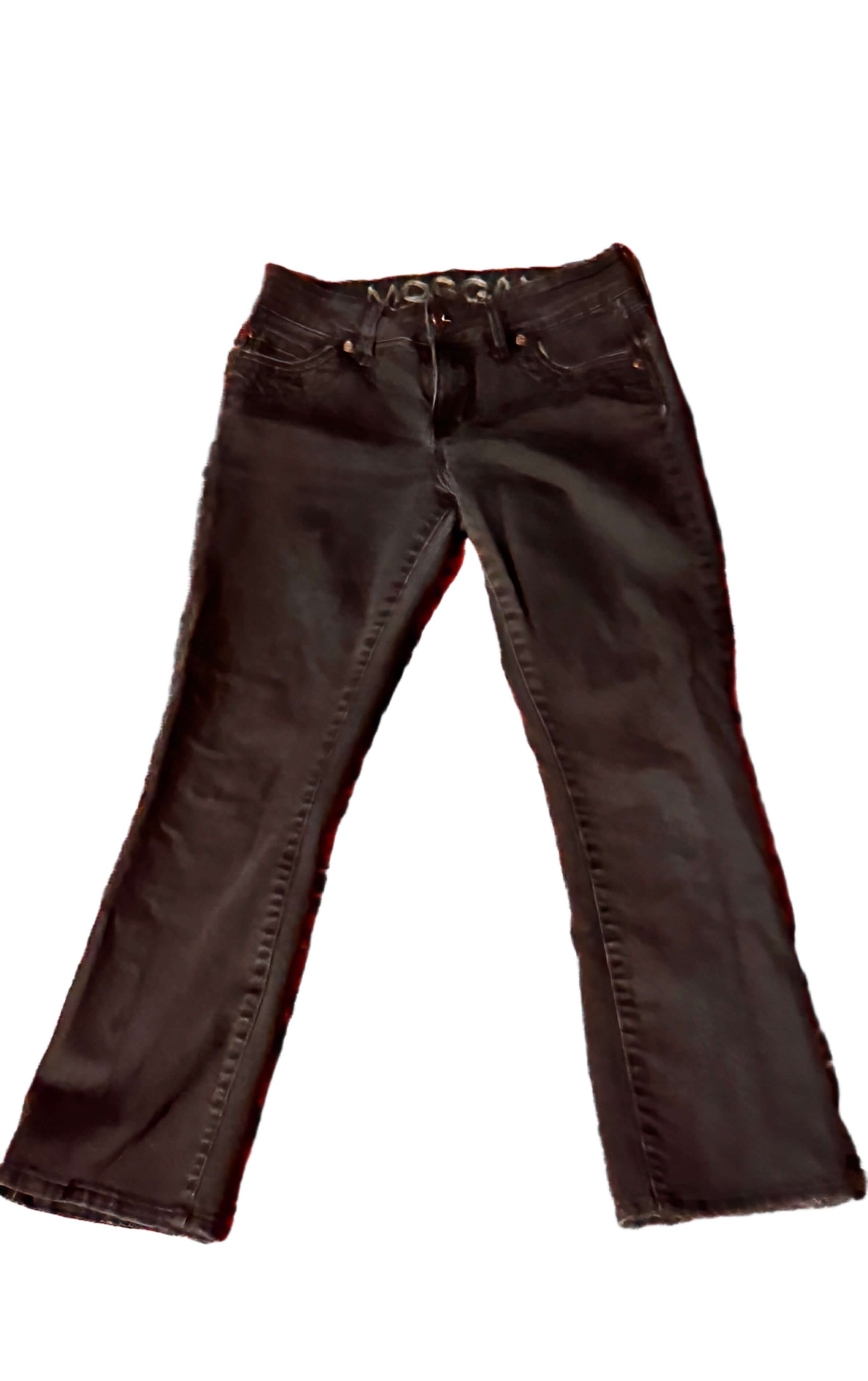 Black jeans on a white background