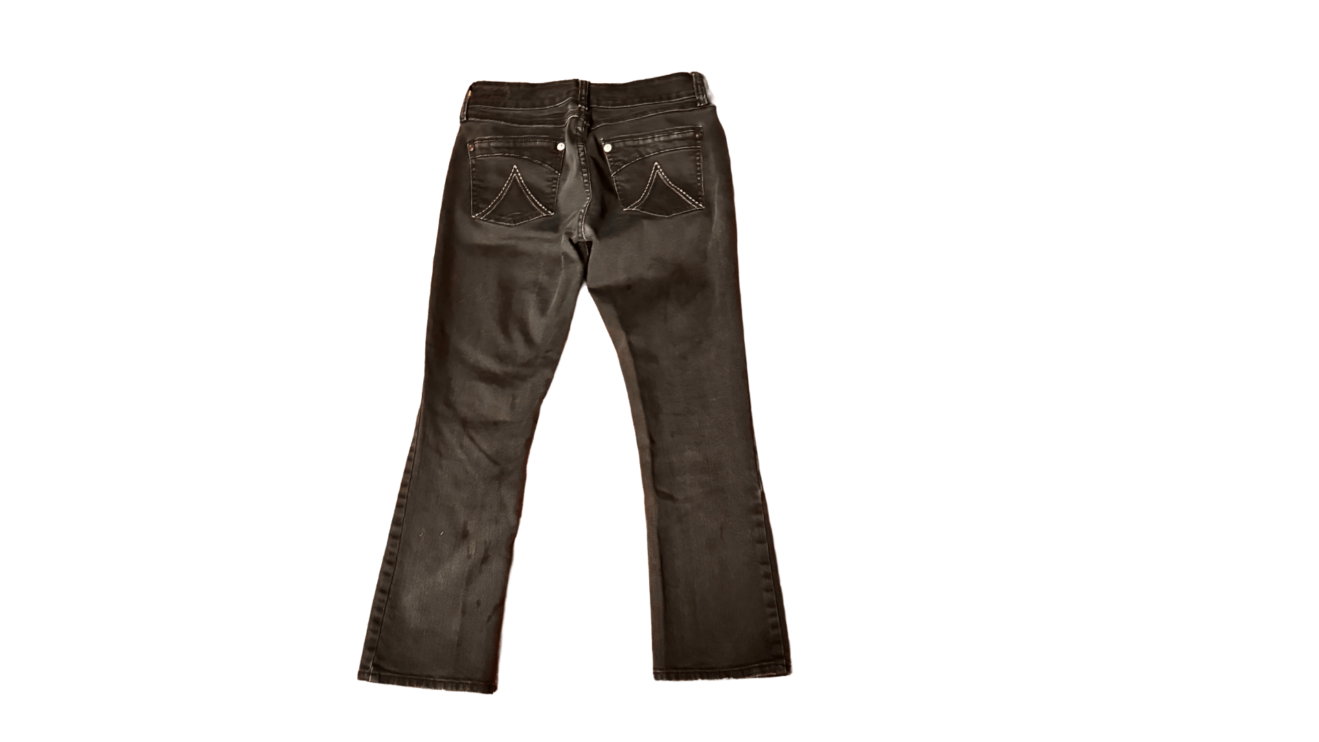 black jeans on a white background