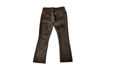 black jeans on a white background