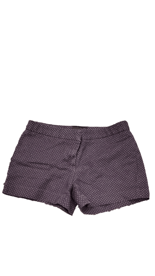 Cynthia Rowley size 2 petite chino shorts in navy with white polka dots, perfect for casual or dressy outfits.