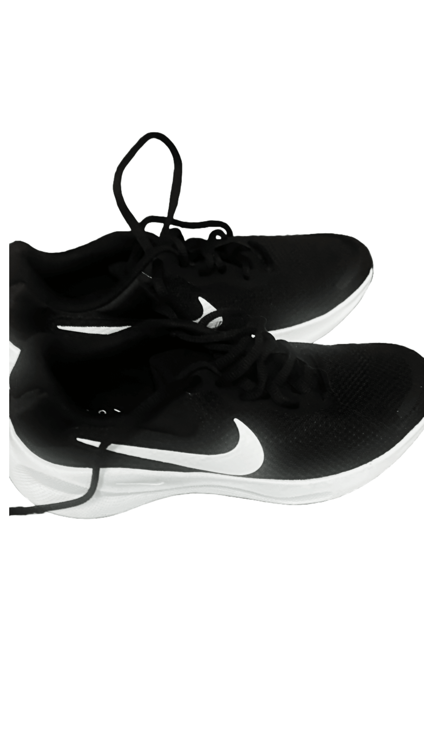Preloved, Never Worn NIKE Running Shoes(black & white, size 7) - The Petite Suite  