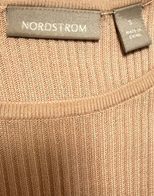 Nordstrom Sleeveless Fitted Light Pink Sweater (size small petite) - The Petite Suite  